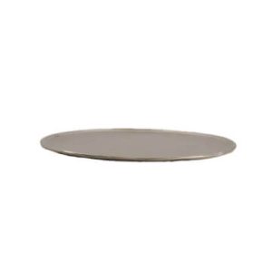 Plato de aluminio plateado 30,5x27x0,5 cm