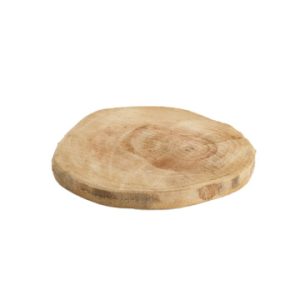 Rodaja de madera de teca 8x2 cm