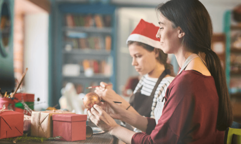 Adornos navidades sostenibles