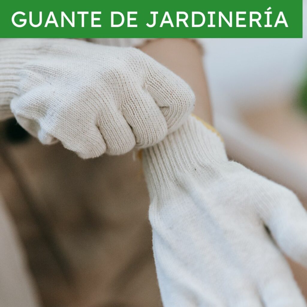 guante de jardineria